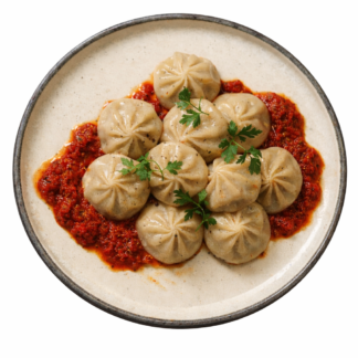 Manty tatarskie z jagnięciną